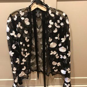 Lacy Sheer & Embellished Ladies Jacket